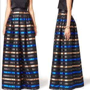 Shoshanna Jasmine Metallic Stripe Ball Skirt. Worn once